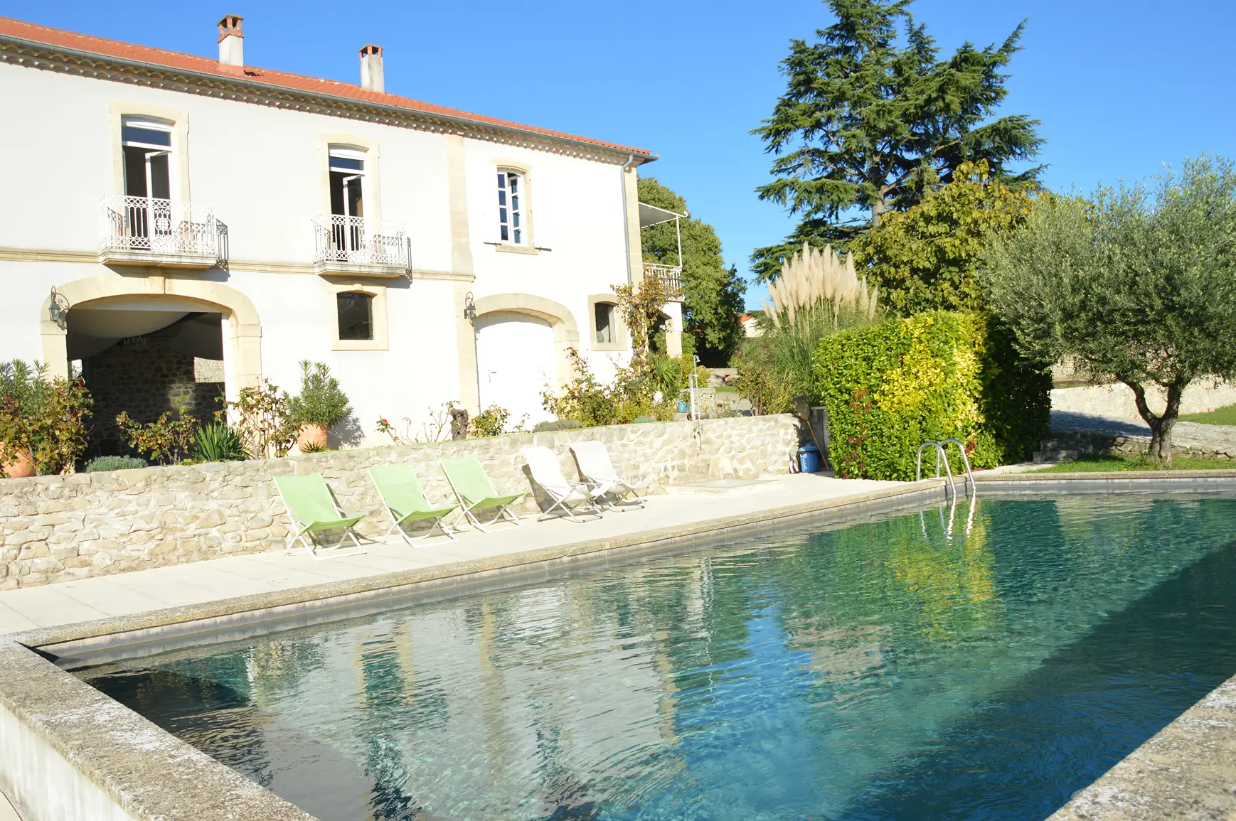 Property Back View From The Pool